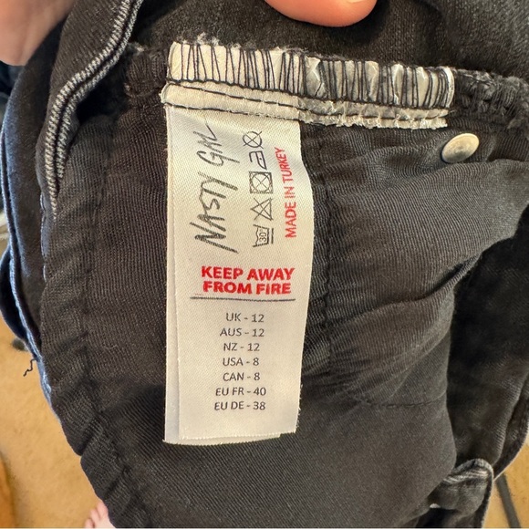 Black Nasty Gal Skinny Jeans - Picture 8 of 9